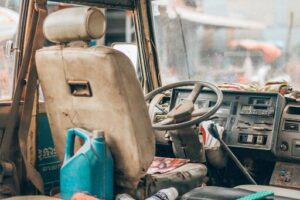 How to clean pee from a car seat